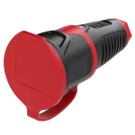 Gniazdo przenośne SCHUKO w pełni gumowe z zatyczką 16A 2P+Z 230V IP54