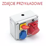 Rozdzielnica stacjonarna z tworzywa typ „KOŁO” wejście M20 - wyjście 16/5 GS R.0-1 16A 3P