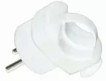 Wtyczka jednofazowa kątowa z tworzywa 2P+Z 10/16A wtyczka z uchem 2P+Z 10/16A 250V