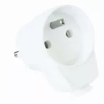 Wtyczka jednofazowa kątowa z tworzywa 2P+Z 10/16A wtyczka-gniazdo 2P+Z 10/16A 250V