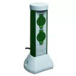 Słupek ogrodowy MOSER z tworzywa 2 x GS 16A 3p 230V, IP44 2mb OWY 3x1mm2