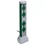 Słupek ogrodowy MOSER z tworzywa 4 x GS 16A 3p 230V, IP44 2mb OWY 3x1mm2