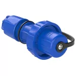 Wtyczka przenośna NAUTILUS 230V UNI-SCHUKO IP68 niebieska standard uni-schuko