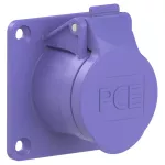 Gniazdo tablicowe proste 24V 16A 24V/~50-60Hz 2P 70x70mm