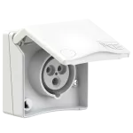 Gniazdo zabudowane seria DESIGN IP44 gniazdo tablicowe16A 2P+Z 230V