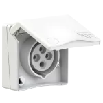 Gniazdo zabudowane seria DESIGN IP44 gniazdo tablicowe 16A 3P+Z 400V