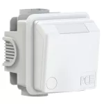 Gniazdo zabudowane seria DESIGN IP44 gniazdo podtynkowe przelotowe 16A 3P+Z 400V
