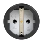 Gniazdo przenośne SCHUKO gumowe 16A 2P+Z 230V IP20, BIAŁE