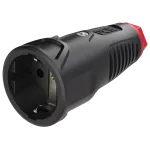 Gniazdo przenośne jednofazowe gumowe 10/16A 2 P+Z 230V IP44