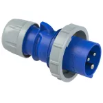 Wtyczka przenośna SHARK 32A 2P+Z 230v 50/60Hz 6H IP67 styki niklowane