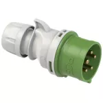 Wtyczka przenośna SHARK 32A 3P+Z+N >50-500V 301-500Hz 2h IP44, styki niklowane