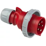 Wtyczka przenośna SHARK 32A 3P+Z+N 400V 50/60Hz 6h IP67, styki niklowane
