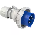 Wtyczka przenośna SHARK 32A 3P+Z+N 230V 50/60Hz 9h IP67, styki niklowane