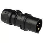 Wtyczka przenośna SHARK 16A 2P+Z 230V 50/60Hz 6H IP44 seria MIDNIGHT