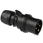 Wtyczka przenośna SHARK 16A 3P+Z 400V 50/60Hz 6H IP44 seria MIDNIGHT