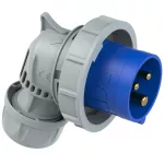 Wtyczka przenośna kątowa TURBO TWIST 16A 2P+Z 230V 50/60Hz 6h IP67