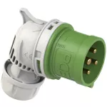 Wtyczka przenośna kątowa 16A 3P+Z >50-500V 301-500Hz 2h IP44