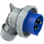 Wtyczka przenośna kątowa TURBO TWIST 32A 3P+Z+N 230V 50/60Hz 9h IP67