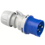 Wtyczka przenośna ze zwrotnicą faz SHARK 16A 3P+Z 230V 50/60Hz 9h IP44