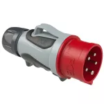 CEE-wtyczka przenośna ze zwrotnicą faz 32A 5p 6h IP54 GRIP TT