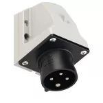 Wtyczka odbiornikowa 16A 3P+Z 500V 50/60Hz 7h IP44, styki niklowane