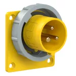 Wtyczka tablicowa prosta TURBO TWIST 16A 2P+Z 110V 50/60Hz 4h IP67 (kołnierz: 75X75, rozstaw śrub: 60X60)