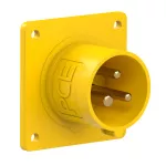 Wtyczka tablicowa prosta 16A 2P+Z 110V 50/60Hz 4h IP44 (kołnierz: 70X70, rozstaw śrub: 56X56)