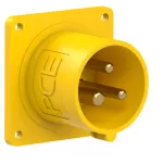Wtyczka tablicowa prosta 16A 2P+Z 110V 50/60Hz 4h IP44 (kołnierz: 60X60, rozstaw śrub: 50X50)