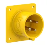 Wtyczka tablicowa prosta 16A 3P+Z 110V 50/60Hz 4h IP44 (kołnierz: 70X70, rozstaw śrub: 56X56)