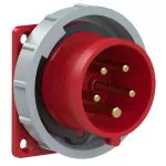 Wtyczka tablicowa prosta TURBO TWIST 16A 3P+Z+N 400V 50/60Hz 6h IP67 (kołnierz: 75X75, rozstaw śrub: 60X60)