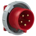 Wtyczka tablicowa prosta TURBO TWIST 32A 3P+Z+N 400V 50/60Hz 6h IP67 (kołnierz: 75X75, rozstaw śrub: 60X60)