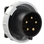Wtyczka tablicowa prosta 32A 3P+Z+N 500V 50/60Hz 7h IP67 (kołnierz: 75X75, rozstaw śrub: 60X60)
