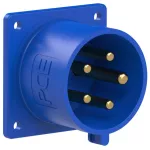 Wtyczka tablicowa prosta 32A 3P+Z+N 230V 50/60Hz 9h IP44 (kołnierz: 75X75, rozstaw śrub: 60X60)
