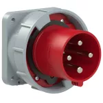 Wtyczka tablicowa prosta 63A 3P+Z 400V 50/60Hz 6h IP66/67 (kołnierz: 100X100, rozstaw śrub: 80X80)