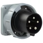 Wtyczka tablicowa prosta 63A 3P+Z+N 500V 50/60Hz 7h IP66/67 (kołnierz: 100X100, rozstaw śrub: 80X80)