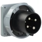 Wtyczka tablicowa prosta 125A 3P+Z 500V 50/60Hz 7h IP66/67 (kołnierz: 120X120, rozstaw śrub: 100X100)
