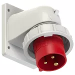 Wtyczka tablicowa kątowa TWIST 16A 2P+Z 400V 50/60Hz 9h IP67 (kołnierz 66X86, rozstaw śrub 53X61)