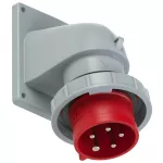Wtyczka tablicowa kątowa TURBO TWIST 32A 3P+Z+N 400V 50/60Hz 6h IP67 (kołnierz 90X100, rozstaw śrub 77X85), styki niklowane
