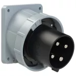 Wtyczka tablicowa skośna POWER TWIST 125A 3P+Z 500V 50/60Hz 7h IP66/67 (kołnierz 120X130; rozstaw śrub 100X108)