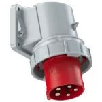 Wtyczka tablicowa POWER TWIST z małą obudową 63A 3P+Z+N 400V 50/60Hz 6h IP66/67 (kołnierz 116X126; rozstaw śrub 91X91)