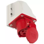 Gniazdo stałe obudowa mała 16A 2P+Z 400V 50/60Hz 9h IP44