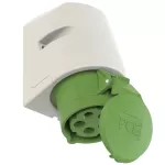 Gniazdo stałe 16A 3P+Z+N >50-500V 100-300Hz 10h IP44