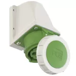Gniazdo stałe obudowa mała 16A 3P+Z+N >50-500V 100-300Hz 10h IP67