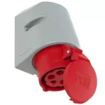 Gniazdo stałe TURBO TWIST 16A 3P+Z+N 400V 50/60Hz 6h IP44