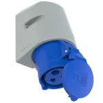 Gniazdo stałe TURBO TWIST 32A 2P+Z 230V 50/60Hz 6h IP44