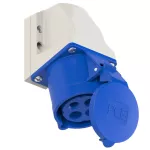 Gniazdo stałe obudowa mała 32A 3P+Z 230V 50/60Hz 9h IP44