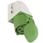 Gniazdo stałe obudowa mała 32A 3P+Z+N >50-500V 50/60Hz 10h IP44