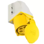 Gniazdo stałe obudowa mała 32A 3P+Z+N 110V 50/60Hz 4h IP44