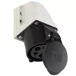 Gniazdo stałe obudowa mała 32A 3P+Z+N 500V 50/60Hz 7h IP44