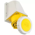 Gniazdo stałe obudowa mała 16A 3P+Z+N 400V 50/60Hz 4h IP67, styki niklowane